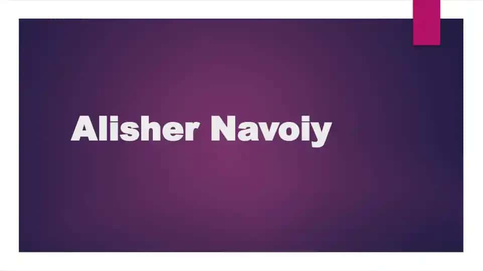 Alisher Navoiy