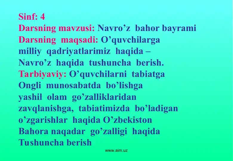 Navro’z bahor bayrami