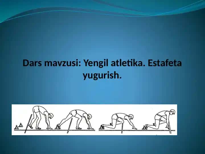 Estafeta yugurish