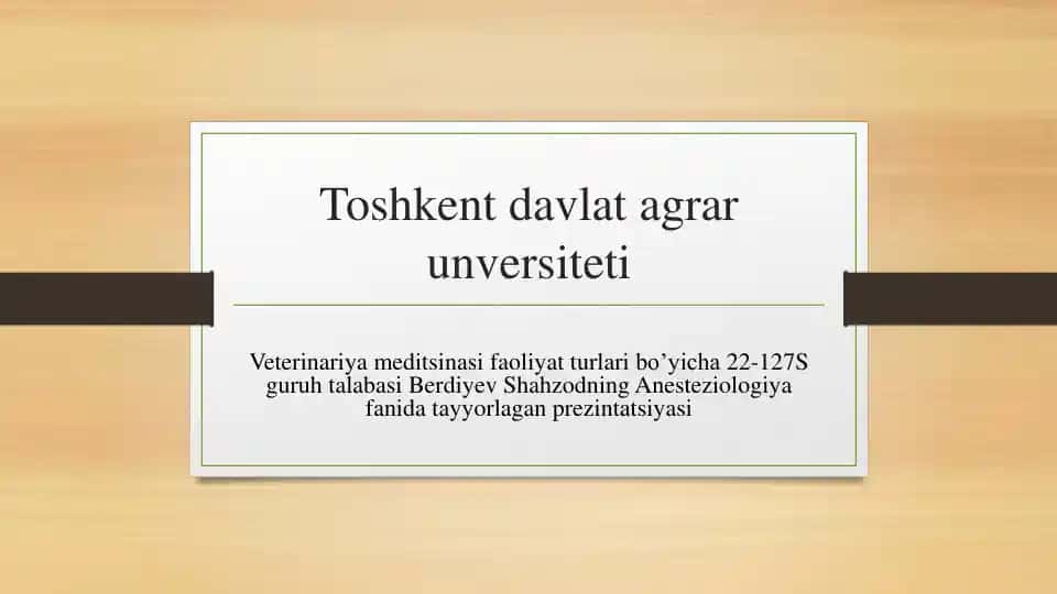 Veterinariya Operatsiyasi