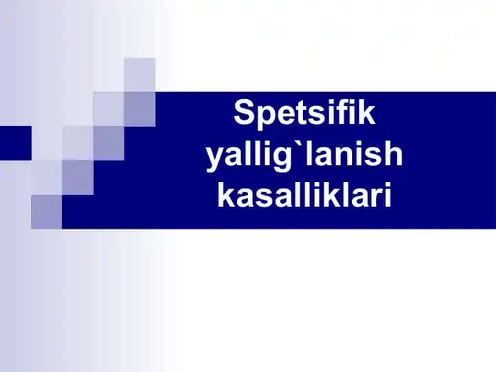Jinsiy a'zolar yalliglanish kasalliklari