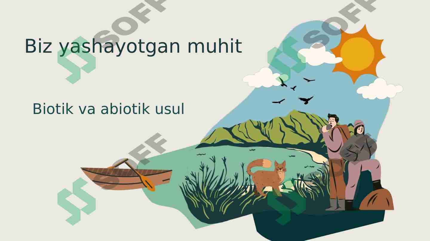 Biotik va abiotik usul