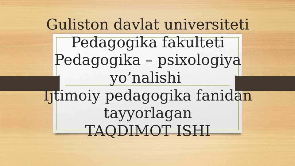 Bolalarning aqliy , jismoniy va estetik rivojlanishi pedagogik tashxislashning metodlarini amaliy o’rganish.Nutqiy nuqsoni bo’lgan bolalarni psixologik-ijtimoiy korreksiyalash metodlari