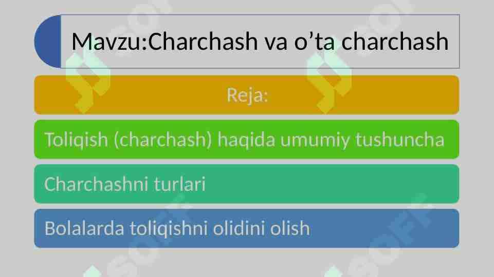 Charchash va o’ta charchash