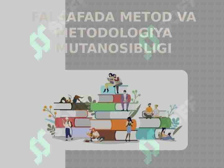 Falsafada metod va metodologiya mutanosibligi