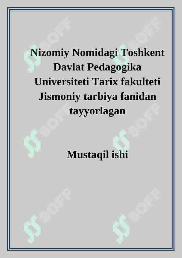 Futbol o’yin texnikasi va taktikasi