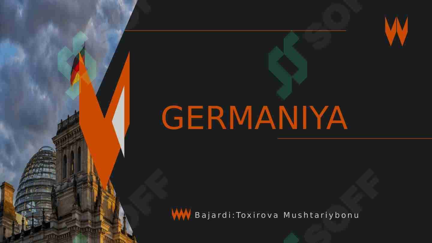 Germaniya davlati bo'yicha taqdimot
