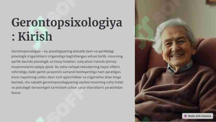 Gerontopsixologiya