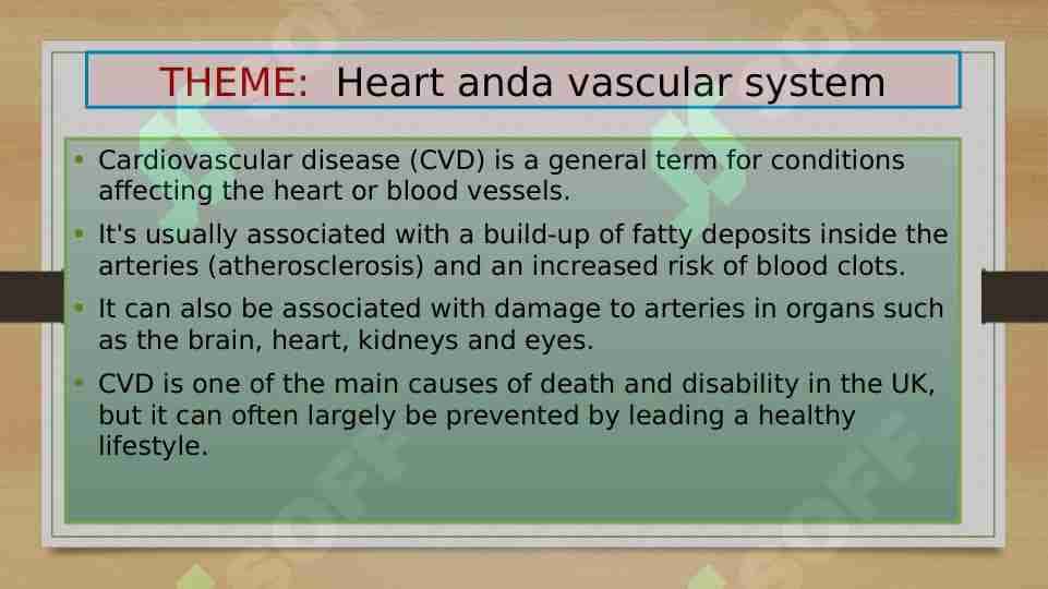 Heart anda vascular system