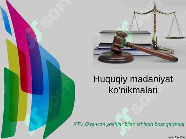 Huquqiy madaniyat ko’nikmalari