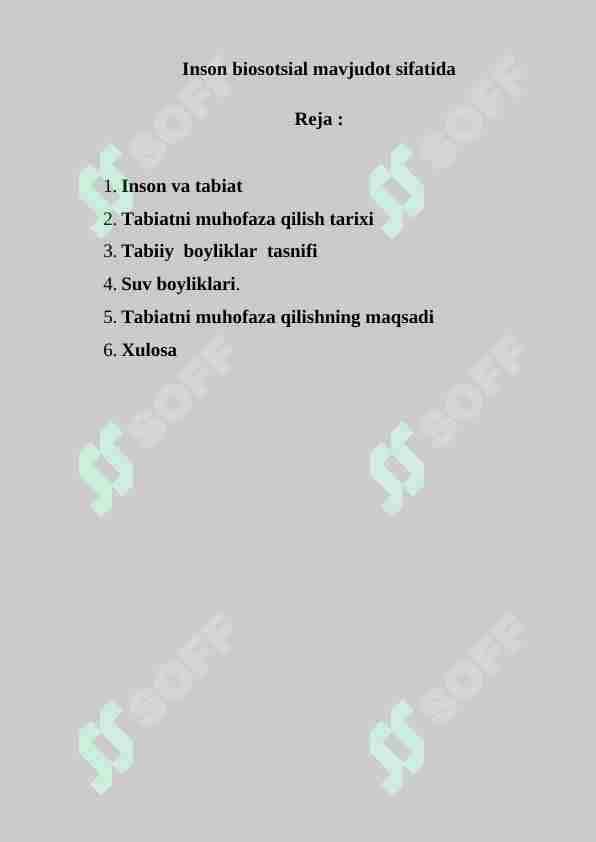 Inson biosotsial mavjudot sifatida