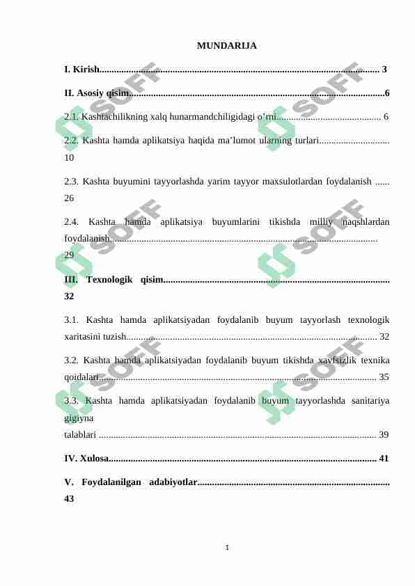 Kashta hamda apliktsiyadan foydalanib panno tayyorlash