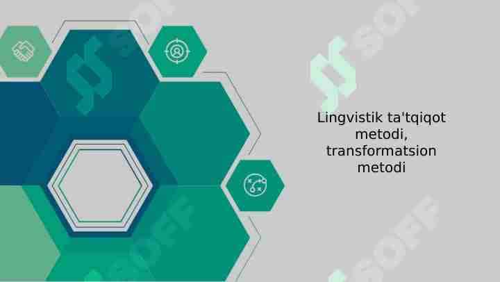 Lingvistik tadqiqot metodi