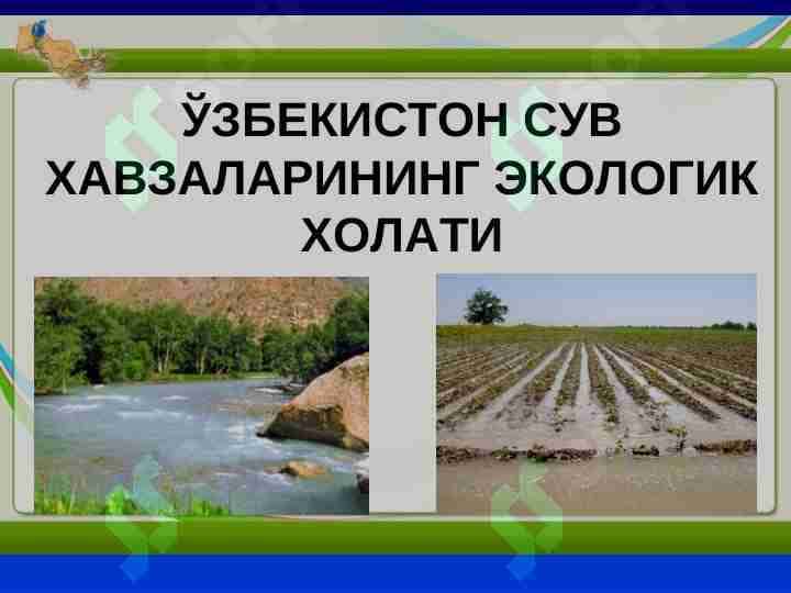 O'zbekiston suv havzalarining ekologik holati