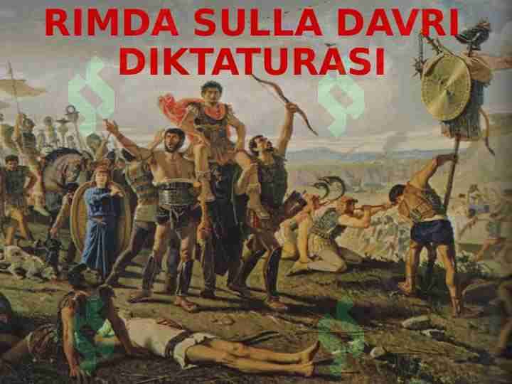 Rimda Sulla davri diktaturasi
