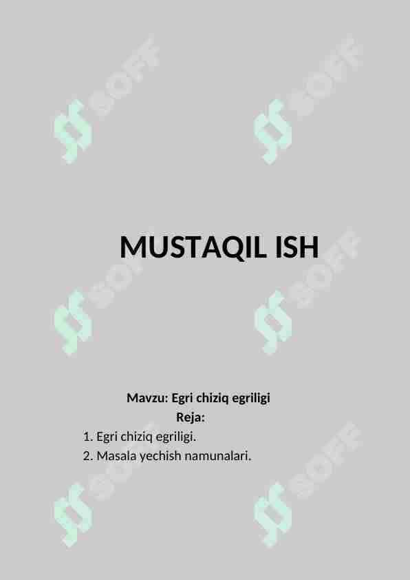 Egri chiziq egriligi