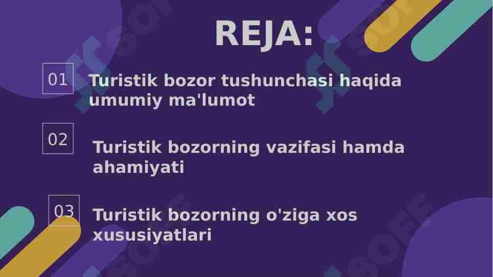 Turistik bozozr tushunchasi