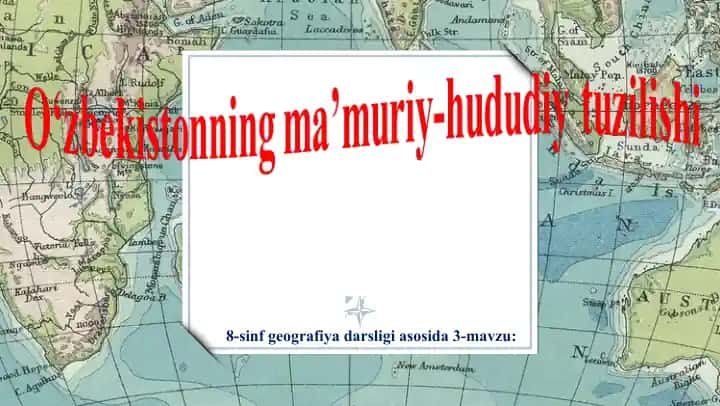 O‘zbеkistоnning mа’muriy-hududiy tuzilishi