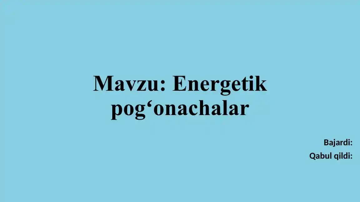 KIMYO FANINING NAZARIY ASOSLARI