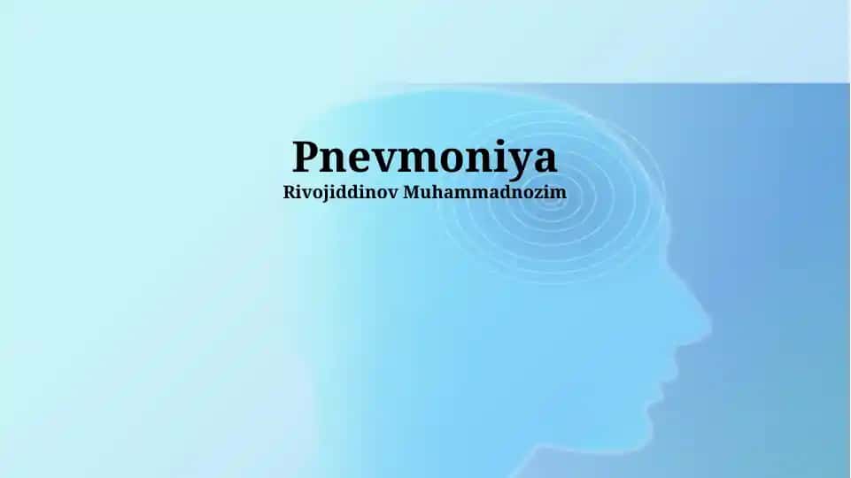 Pnevmoniya