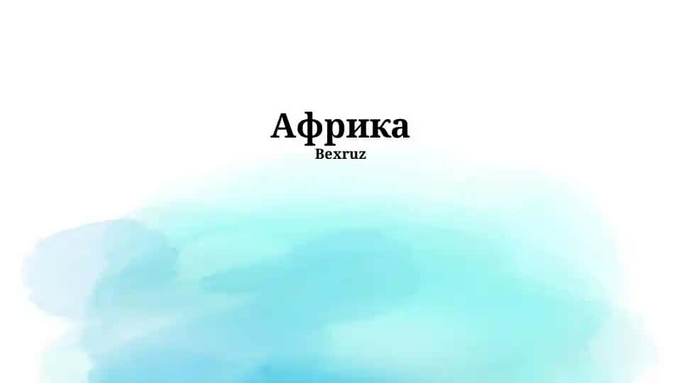 Afrika