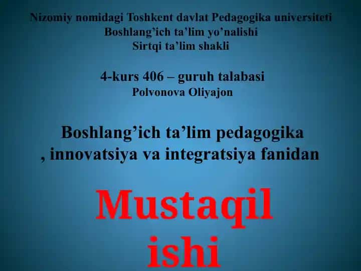 GERMANIYA TA’LIM TIZIMI VA UNING BESH OLTIN QOIDASI