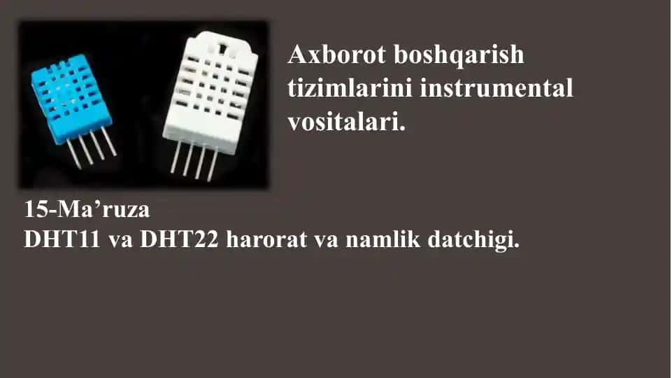 Axborot boshqarish tizimlari instrumental vositalari