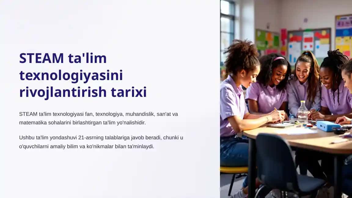 STEAM ta'lim texnologiyasi