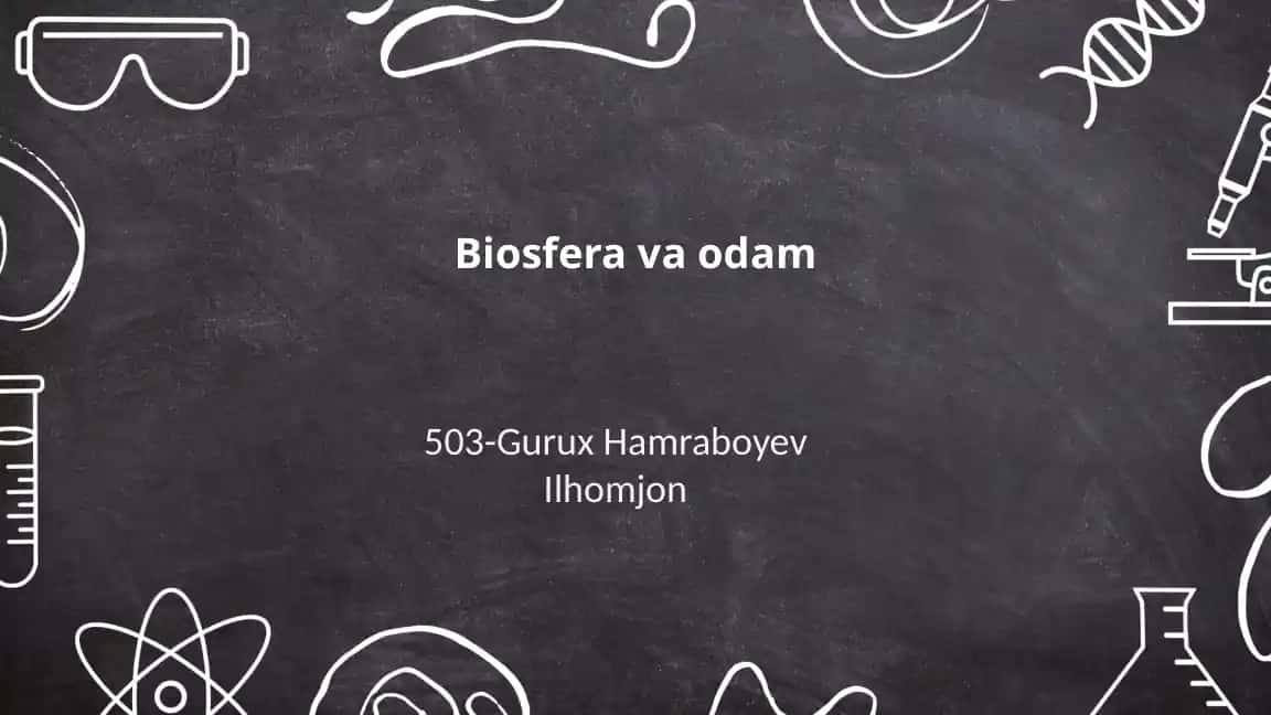 Biosfera va odam