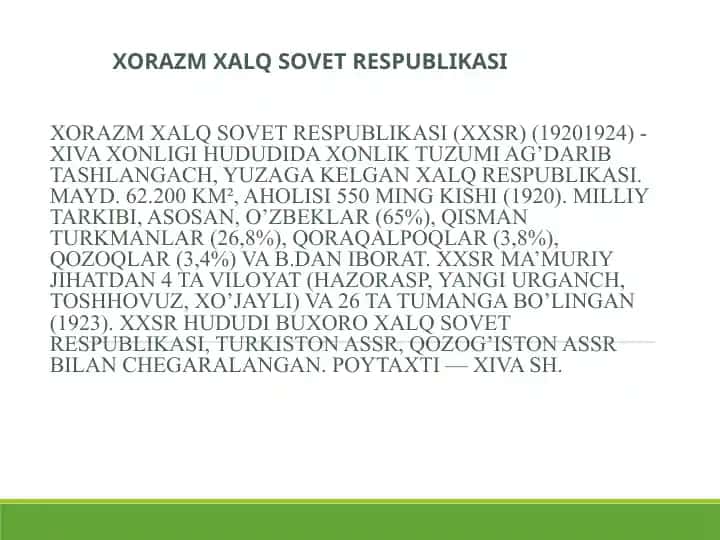 XORAZM XALQ SOVET RESPUBLIKASI