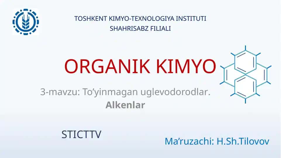 ORGANIK KIMYO