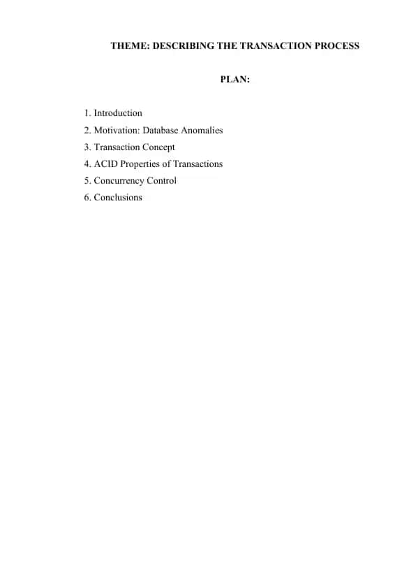 Database Anomalies and Transactions