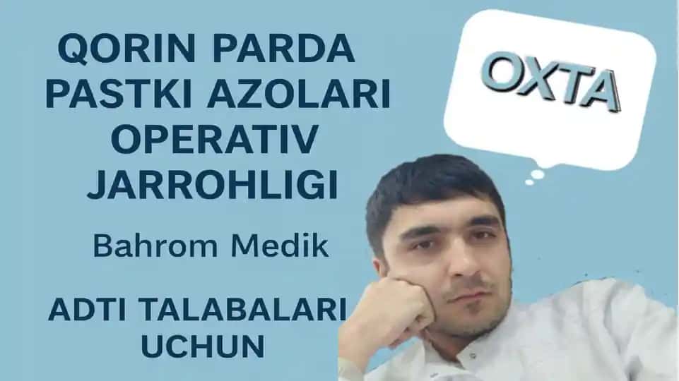 Qorin parda pastki qismi anatomiyasi