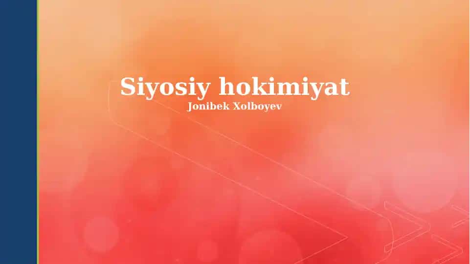 Siyosiy hokimiyat