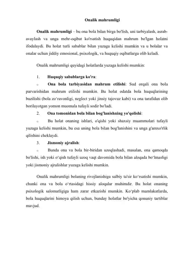 Mahrumlik