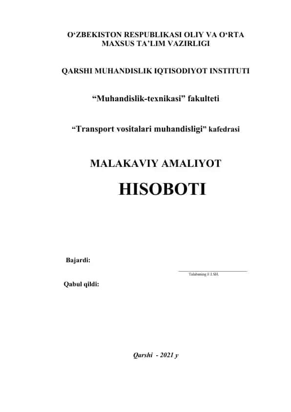 Avtoservis korxonalarining iqtisodiyot va ijtimoiy ahamiyati