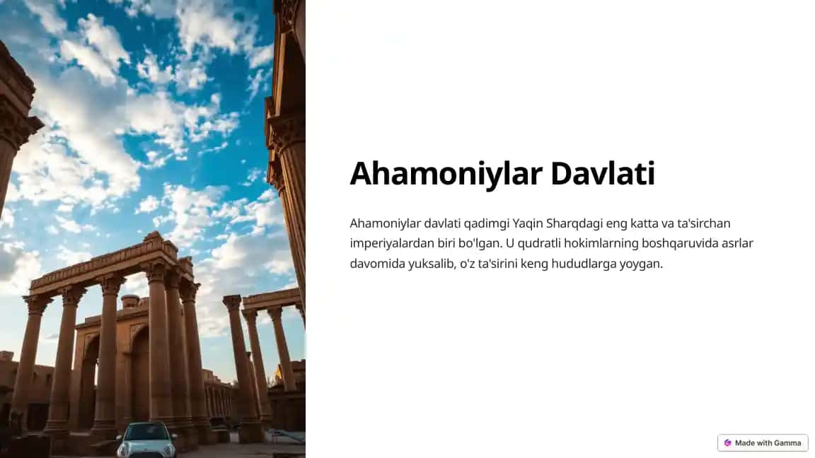 Ahamoniylar-Davlati