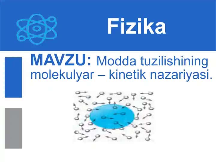 Molekulyar-kinetik nazariya (MKN)