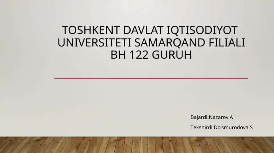 Kreditning zarurligi va omillarini o'rganish