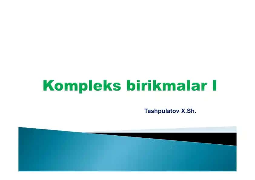 Kompleks birikmalar va Verner nazariyasi