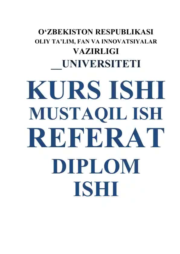 Bolg'alangan va Shtamplangan Xomashyoni O'rganish