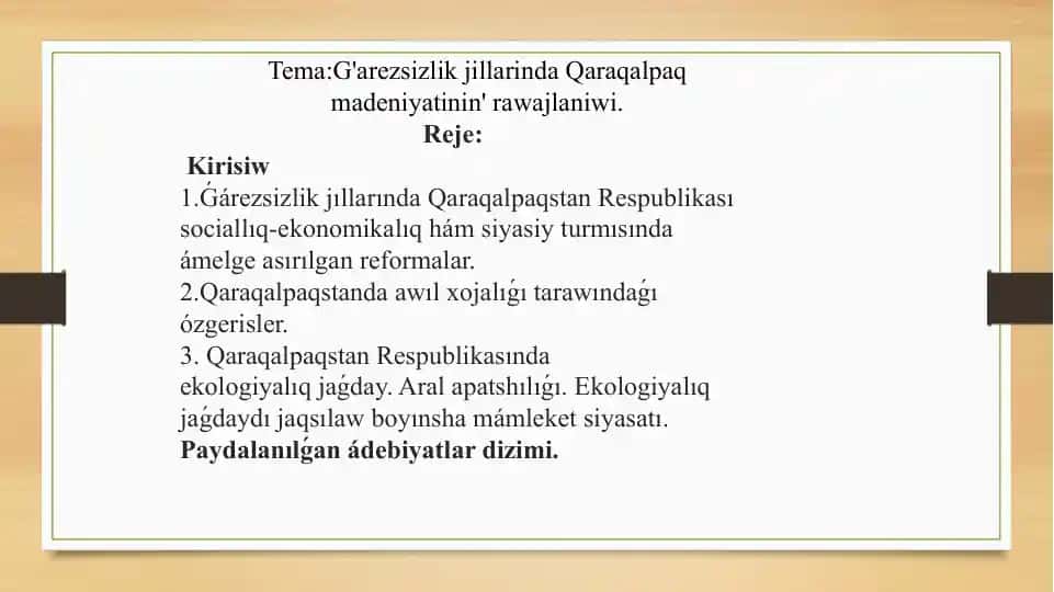 Qaraqalpaqstan Respublikasi