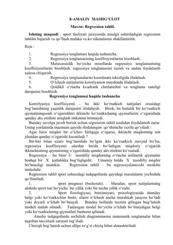 Regression tahlil