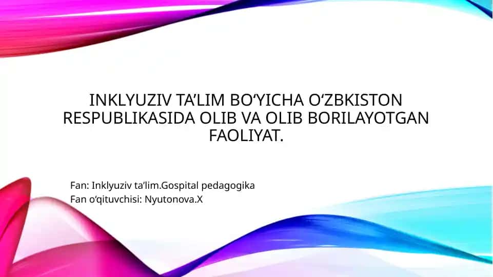 Inklyuziv ta'lim