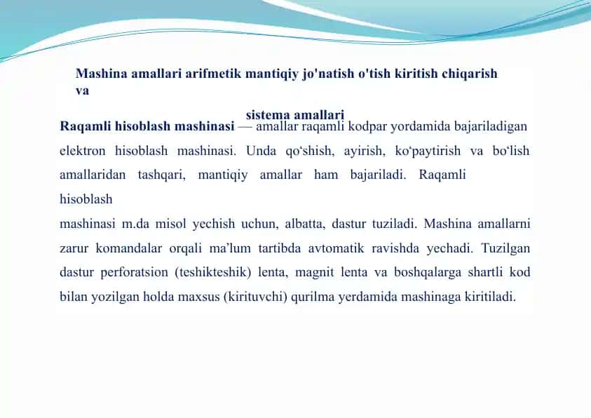 Raqamli hisoblash mashinasi