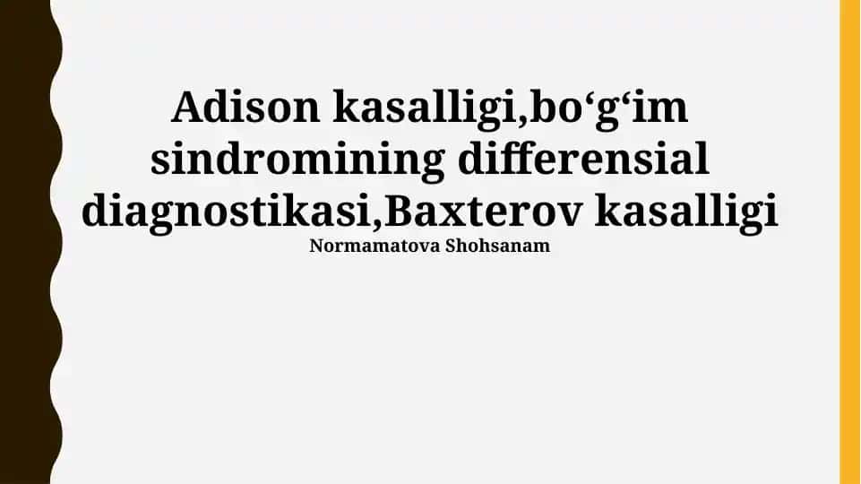 Baxter kasalligi