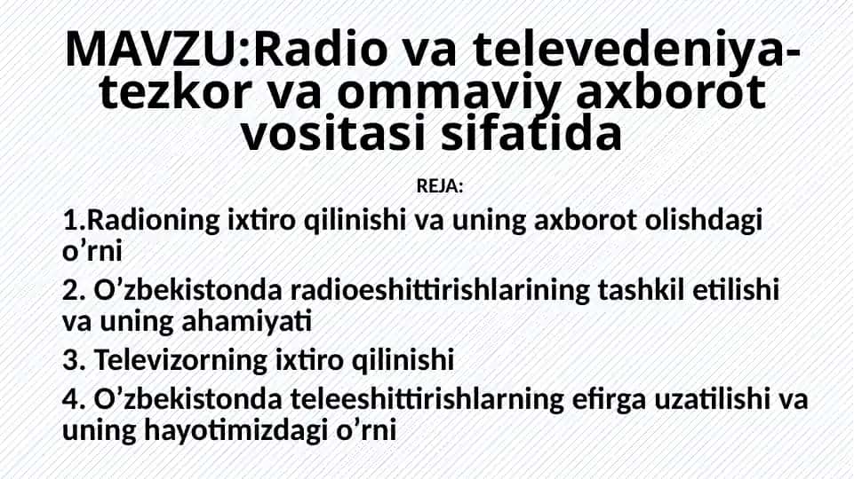 Radiovatelevedeniya-tezkorvaommaviyaxborotvositasi