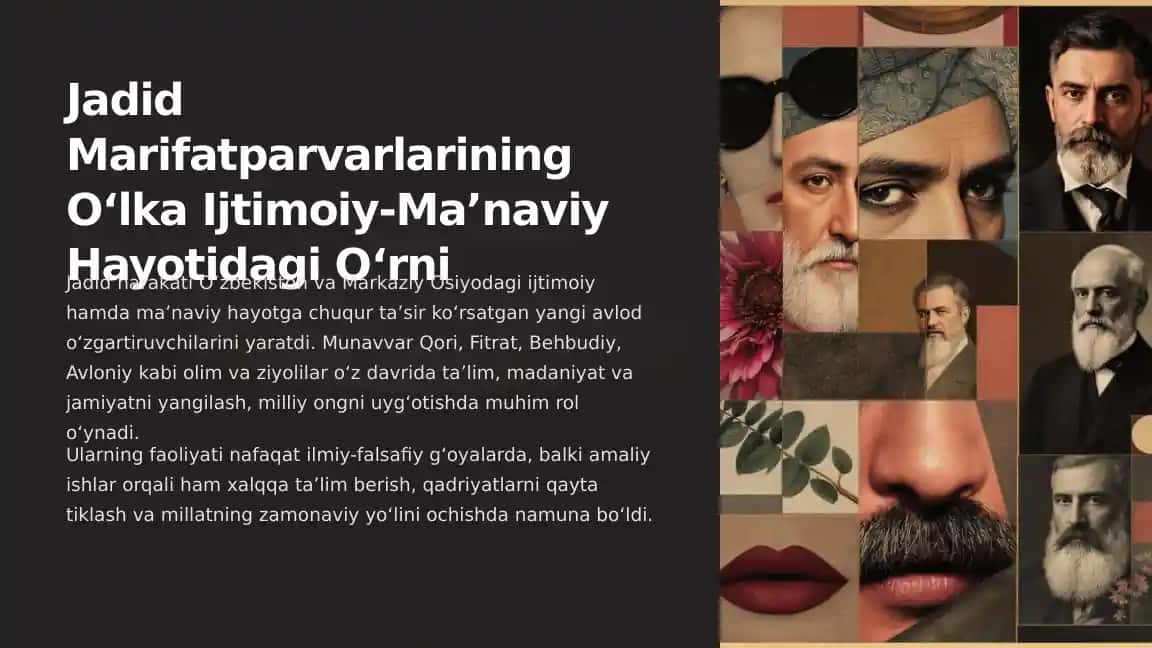 O‘zbekiston va Markaziy Osiyo jamiyati