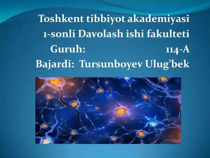Nevroz kasalligi va davolash