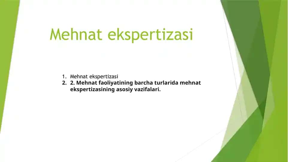 Mehnat ekspertizasi